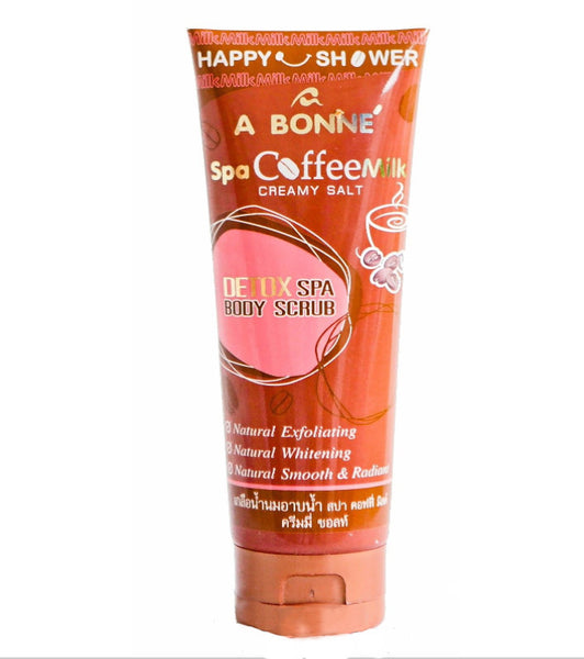 Coffee Milk Creamy Salt Detox Spa